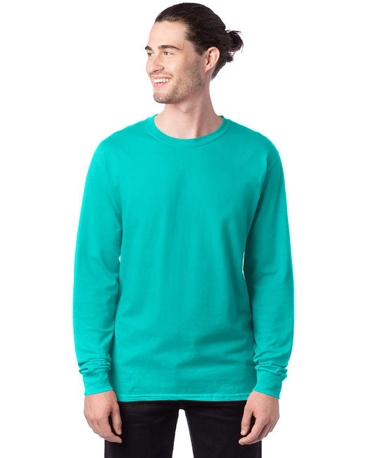 5286 Hanes Men's 5.2 oz. ComfortSoft® Cotton Long-Sleeve T-Shirt
