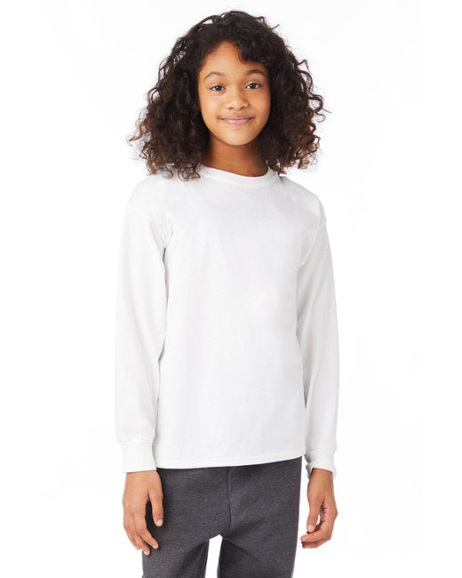 5546 Hanes Youth Authentic-T Long-Sleeve T-Shirt