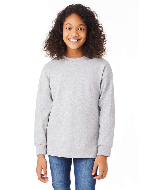 5546 Hanes Youth Authentic-T Long-Sleeve T-Shirt