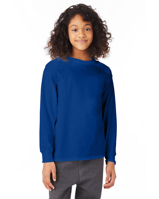 5546 Hanes Youth Authentic-T Long-Sleeve T-Shirt