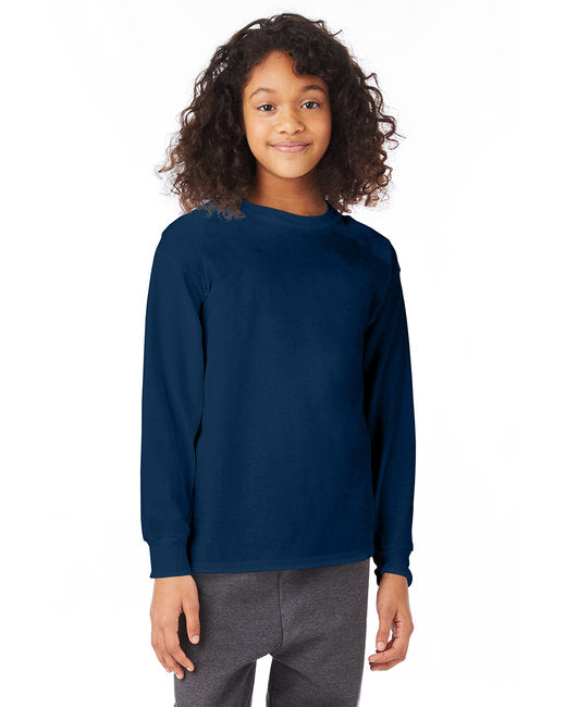 5546 Hanes Youth Authentic-T Long-Sleeve T-Shirt