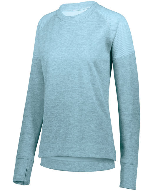 5575 Augusta Sportswear Ladies' Zoe Tonal Heather Pullover