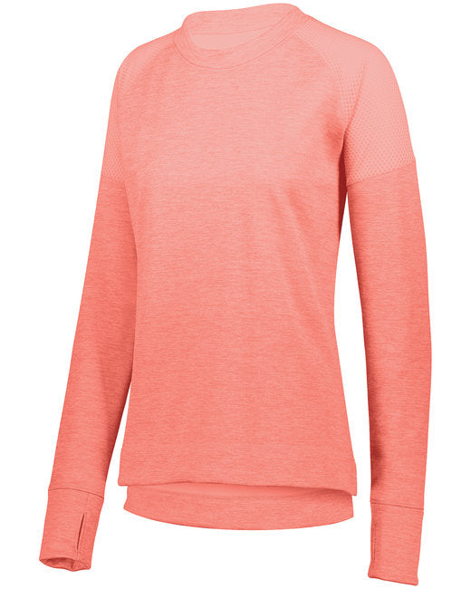 5575 Augusta Sportswear Ladies' Zoe Tonal Heather Pullover