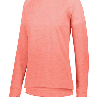 5575 Augusta Sportswear Ladies' Zoe Tonal Heather Pullover