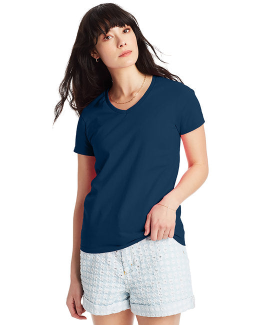 5780 Hanes Ladies' Essential-T V-Neck T-Shirt