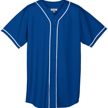 593 Augusta Sportswear Wicking Mesh Braided Trim Baseball Jersey