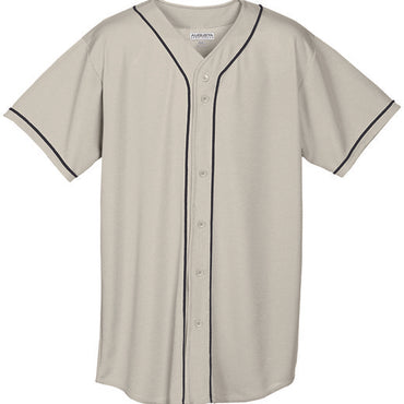 593 Augusta Sportswear Wicking Mesh Braided Trim Baseball Jersey