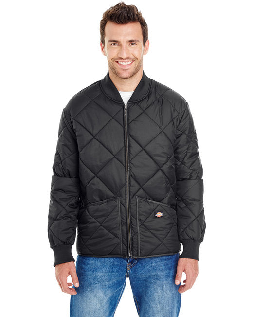 61242 Dickies Men's Diamond Quilted Nylon Jacket