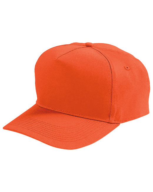 6202 Augusta Sportswear Adult 5-Panel Cotton Twill Cap