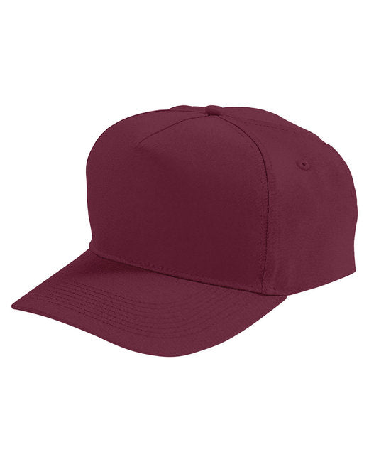 6207 Augusta Sportswear Youth 5-Panel Cotton/Twill Cap