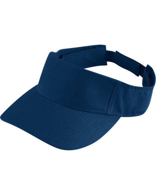 Augusta Sportswear Sport Twill Visor Black OS at  Men's