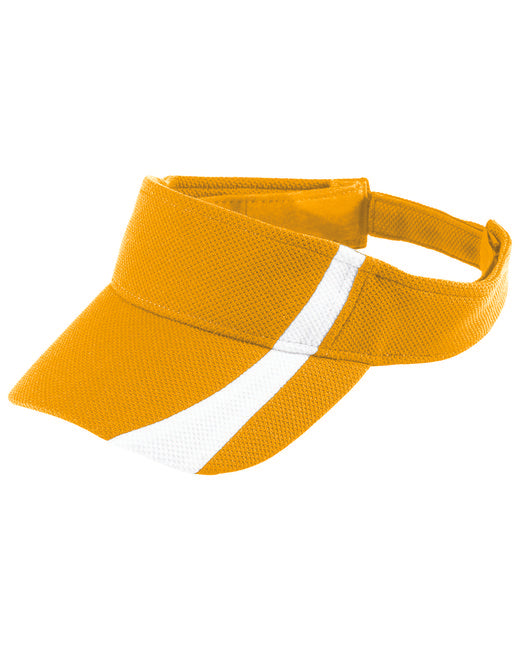 6260 Augusta Sportswear Adult Adjustable Wicking Mesh Two-Color Visor