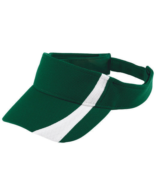 6260 Augusta Sportswear Adult Adjustable Wicking Mesh Two-Color Visor