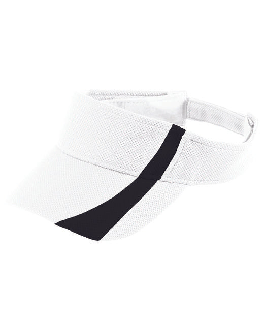 6260 Augusta Sportswear Adult Adjustable Wicking Mesh Two-Color Visor