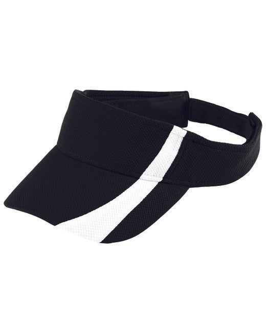 6261 Augusta Sportswear Youth Adjustable Wicking Mesh Two-Color Visor
