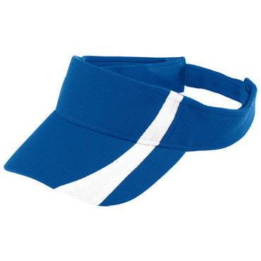 6260 Augusta Sportswear Adult Adjustable Wicking Mesh Two-Color Visor