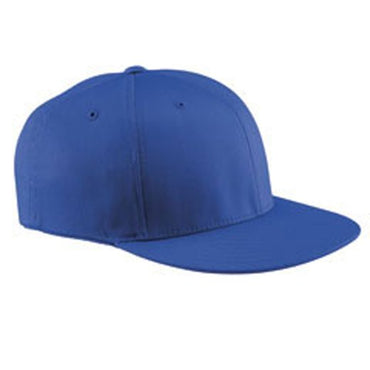 6297F Flexfit Adult Wooly Twill Pro Baseball On-Field Shape Cap with Flat Bill