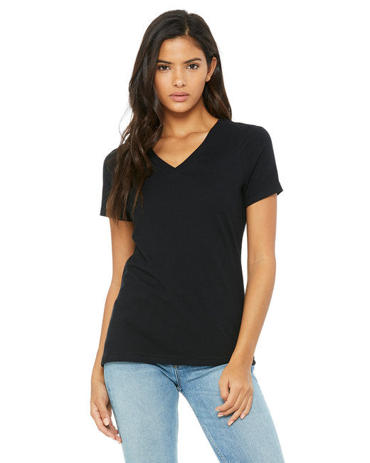 6405 Bella + Canvas Ladies' Relaxed Jersey V-Neck T-Shirt