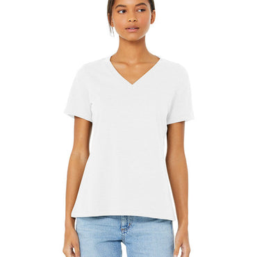 6405CVC Bella + Canvas Ladies' Relaxed Heather CVC Jersey V-Neck T-Shirt