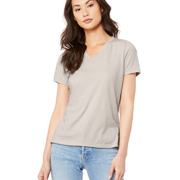 6405CVC Bella + Canvas Ladies' Relaxed Heather CVC Jersey V-Neck T-Shirt