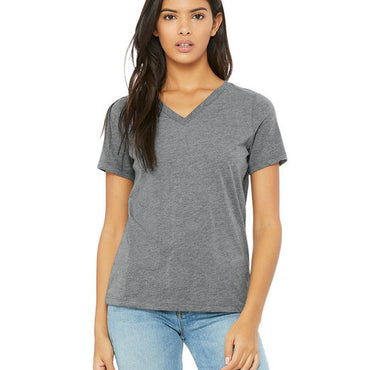 6415 Bella + Canvas Ladies' Relaxed Triblend V-Neck T-Shirt