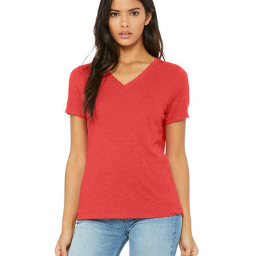 6415 Bella + Canvas Ladies' Relaxed Triblend V-Neck T-Shirt