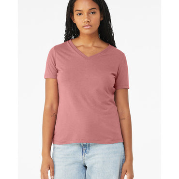 6415 Bella + Canvas Ladies' Relaxed Triblend V-Neck T-Shirt