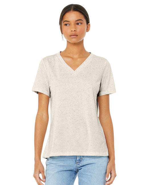 6415 Bella + Canvas Ladies' Relaxed Triblend V-Neck T-Shirt