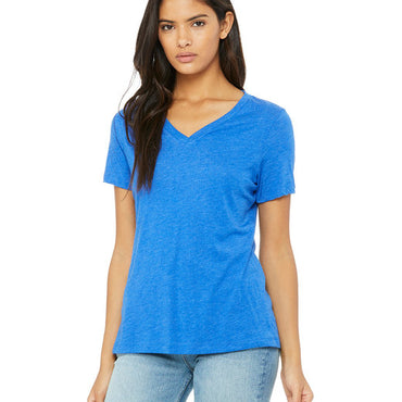 6415 Bella + Canvas Ladies' Relaxed Triblend V-Neck T-Shirt