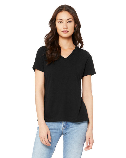 6415 Bella + Canvas Ladies' Relaxed Triblend V-Neck T-Shirt