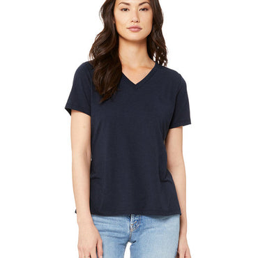 6415 Bella + Canvas Ladies' Relaxed Triblend V-Neck T-Shirt