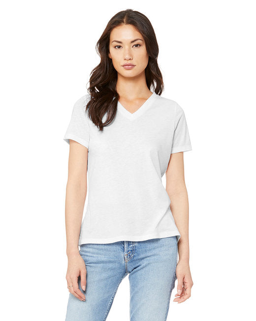 6415 Bella + Canvas Ladies' Relaxed Triblend V-Neck T-Shirt