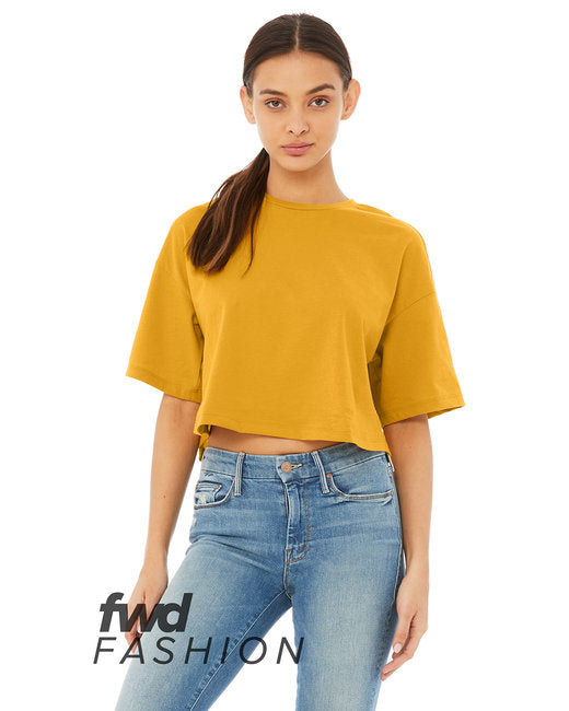 6482 Bella + Canvas FWD Fashion Ladies' Jersey Cropped T-Shirt