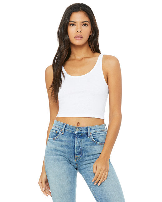 6680 Bella + Canvas Ladies' Poly-Cotton Crop Tank