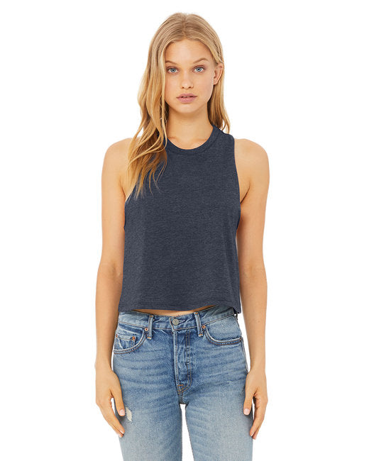 6682 Bella + Canvas Ladies' Racerback Cropped Tank