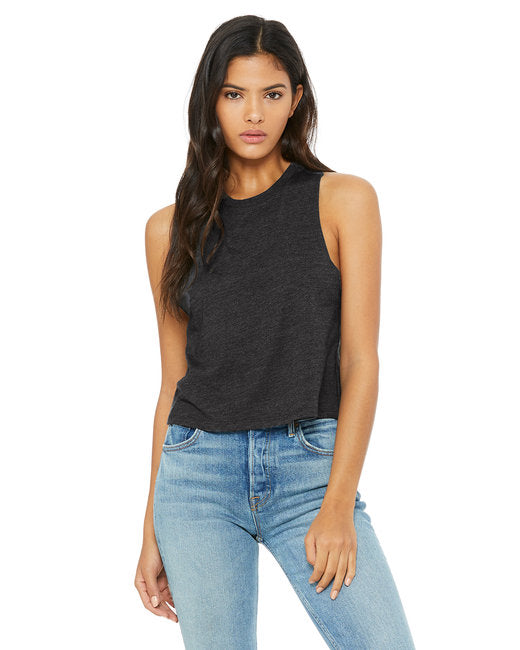 6682 Bella + Canvas Ladies' Racerback Cropped Tank