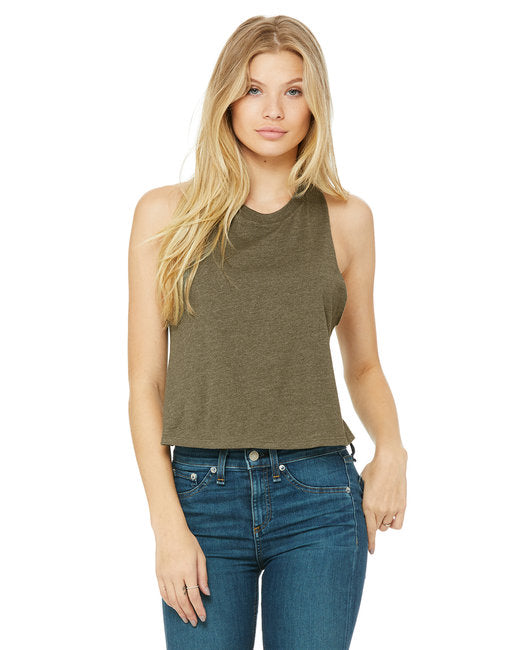 6682 Bella + Canvas Ladies' Racerback Cropped Tank