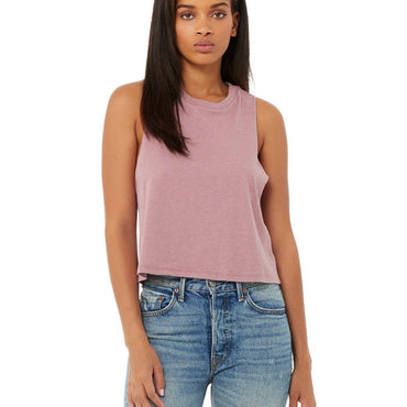 6682 Bella + Canvas Ladies' Racerback Cropped Tank