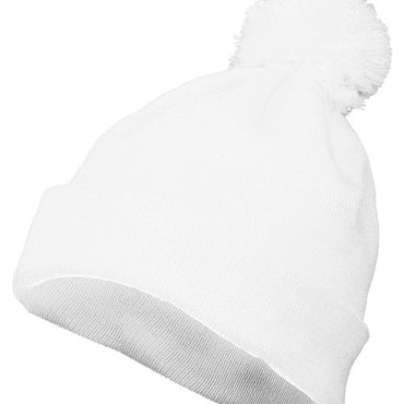 6816 Augusta Sportswear Two Layer Acrylic Knit Pom Beanie