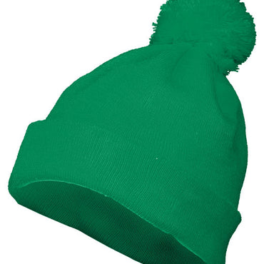 6816 Augusta Sportswear Two Layer Acrylic Knit Pom Beanie