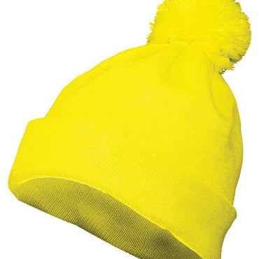 6816 Augusta Sportswear Two Layer Acrylic Knit Pom Beanie