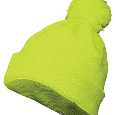 6816 Augusta Sportswear Two Layer Acrylic Knit Pom Beanie