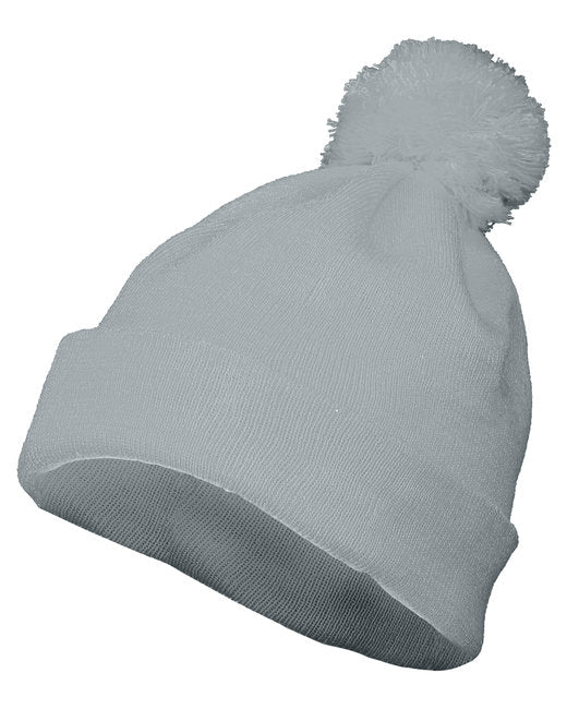 6816 Augusta Sportswear Two Layer Acrylic Knit Pom Beanie