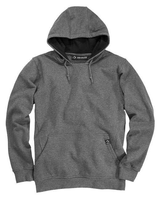 7035 Dri Duck Men's Woodland Fleece Hooded Sweatshirt