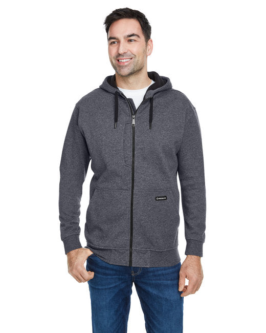 7040 Dri Duck Men's Bateman Power Full Zip Hooded Fleece