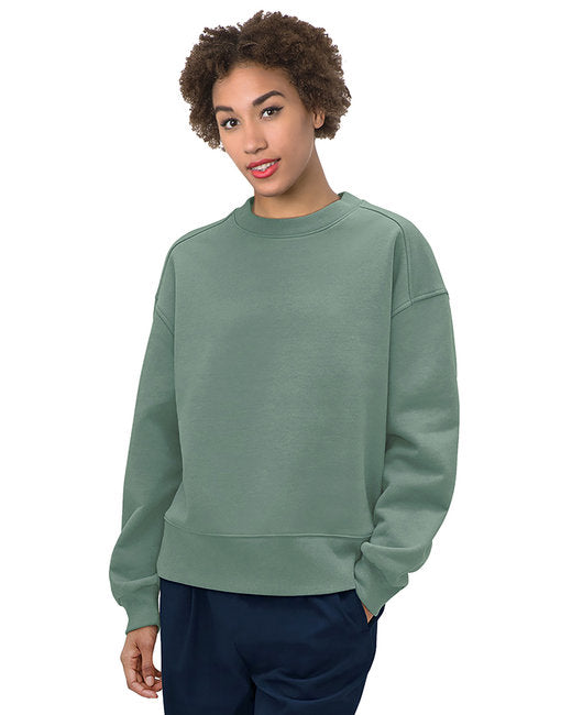 7702BA Bayside Ladies' Crewneck Sweatshirt