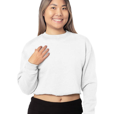 7725 Bayside Ladies' Crop Crewneck