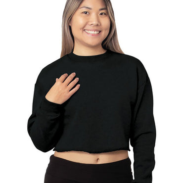 7725 Bayside Ladies' Crop Crewneck