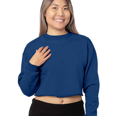 7725 Bayside Ladies' Crop Crewneck