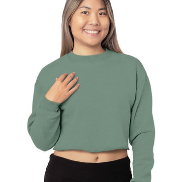 7725 Bayside Ladies' Crop Crewneck